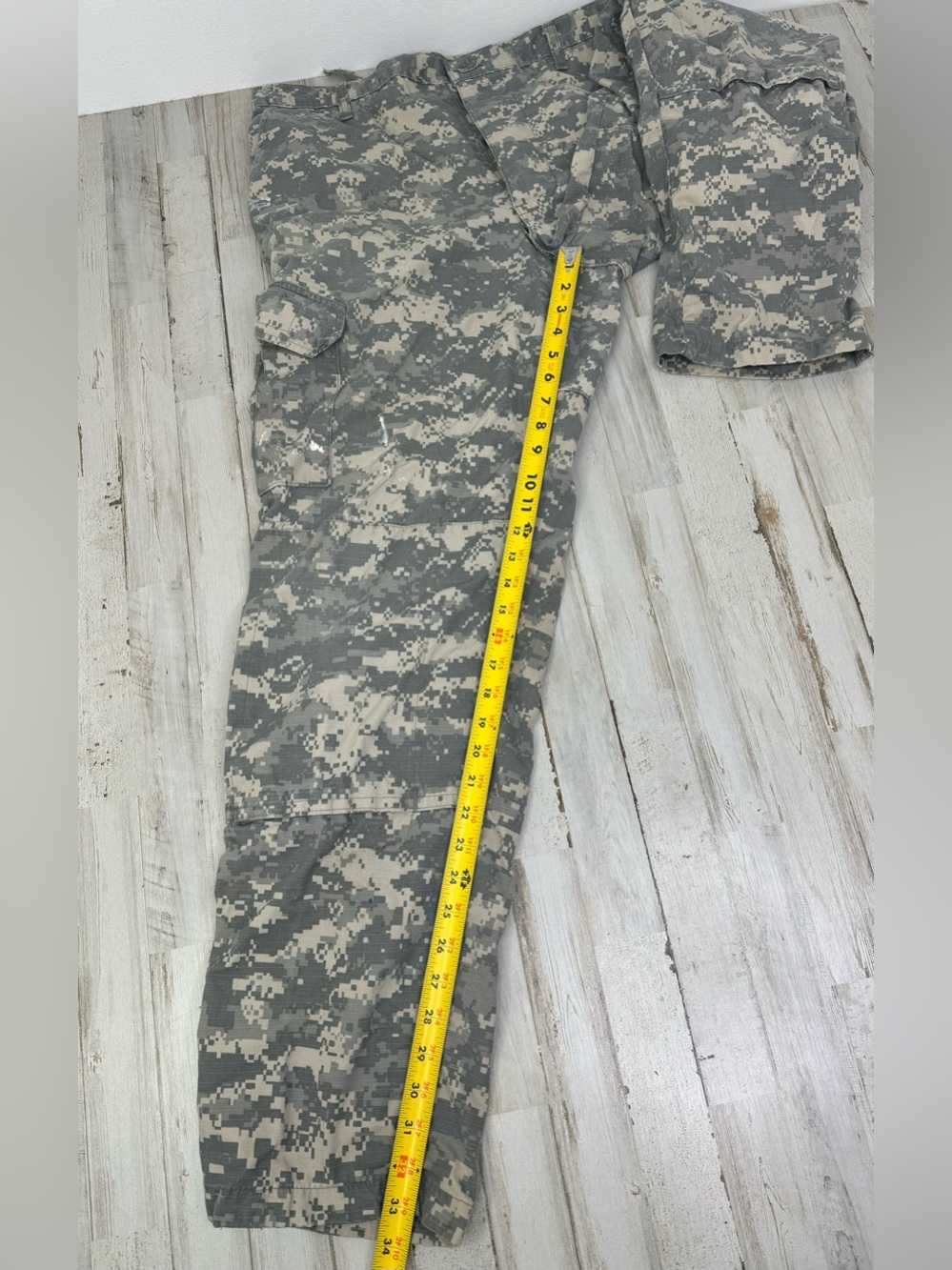 US Army Pant Mens 38x34 Camo Cargo Military Uniform Combat Workwear - Picture 9 of 12